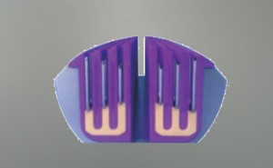 Tshiab Endoscopic stapler staple cartridge